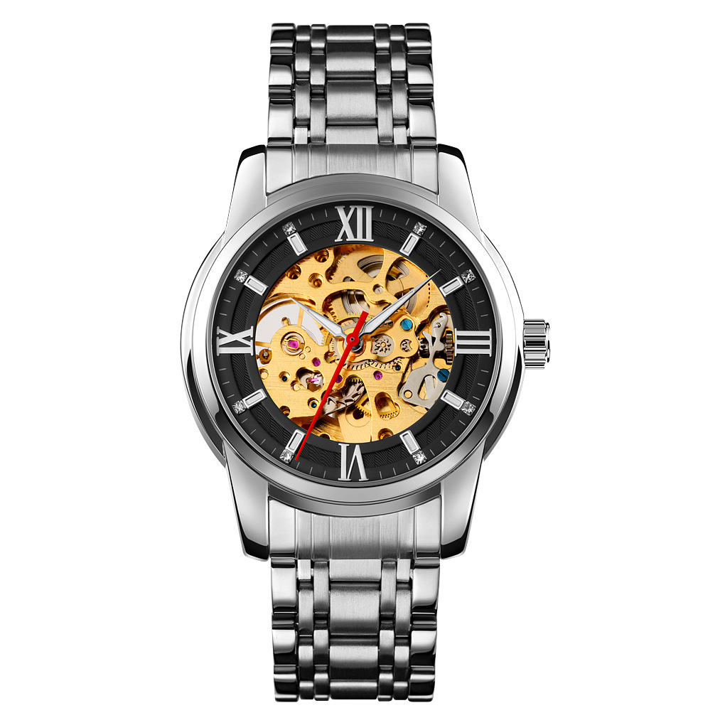 Чоловічий годинник Skmei 9222SIBK Silver-Black