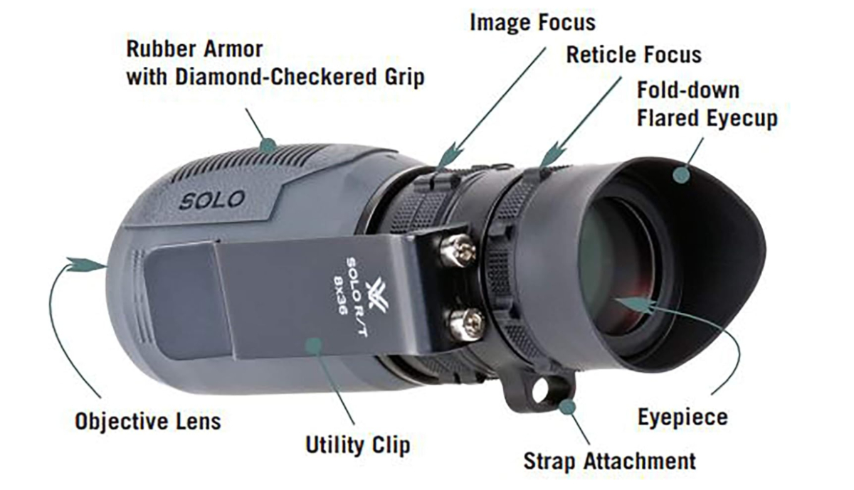 Далекомір Монокуляр Vortex Optics Solo R/T 8x36 Monocular - Зображення 5
