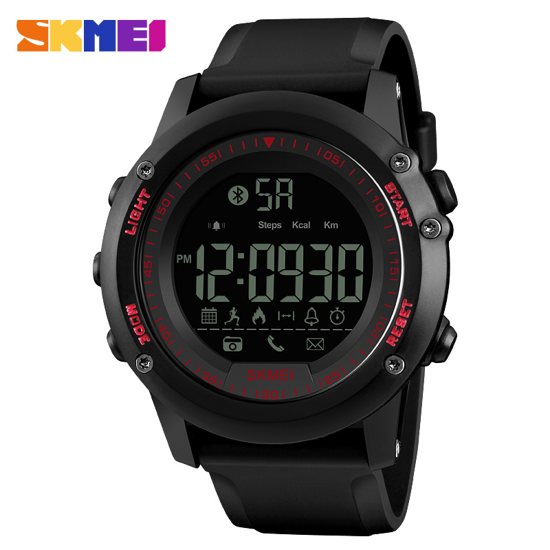 Чоловічий годинник Skmei 1321RD Red Bluetooth