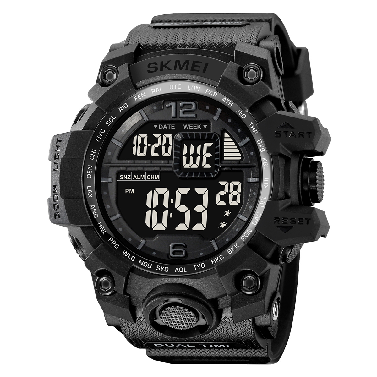 Чоловічий годинник Skmei 2245BKBK Black-Black