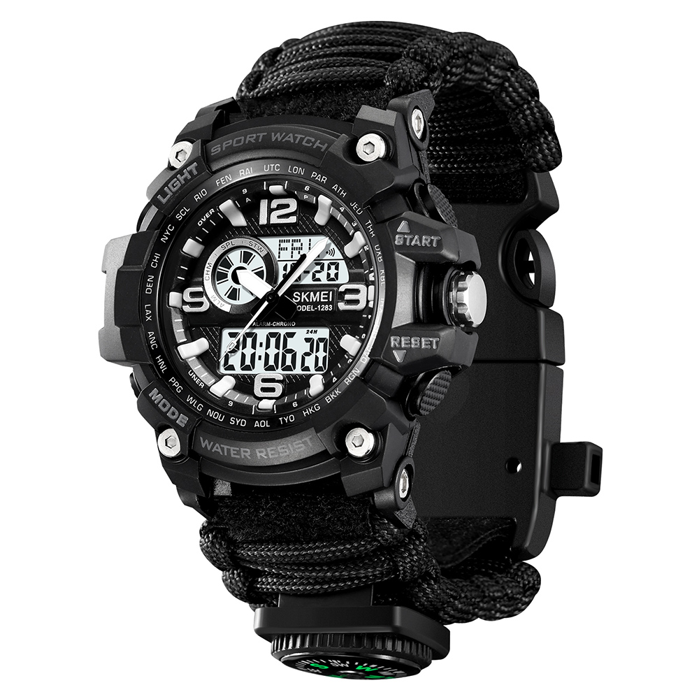 Чоловічий годинник Skmei 1283NBK Black