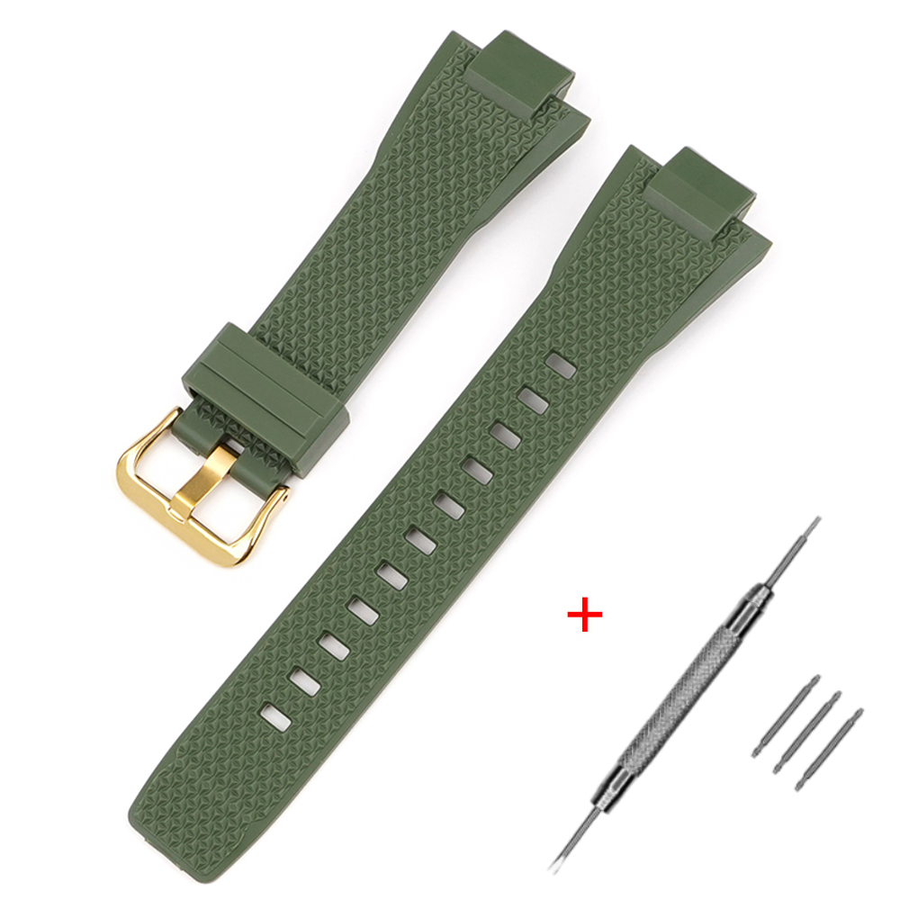 Ремінець для Casio G-Shock GST-B400 Army Green GD