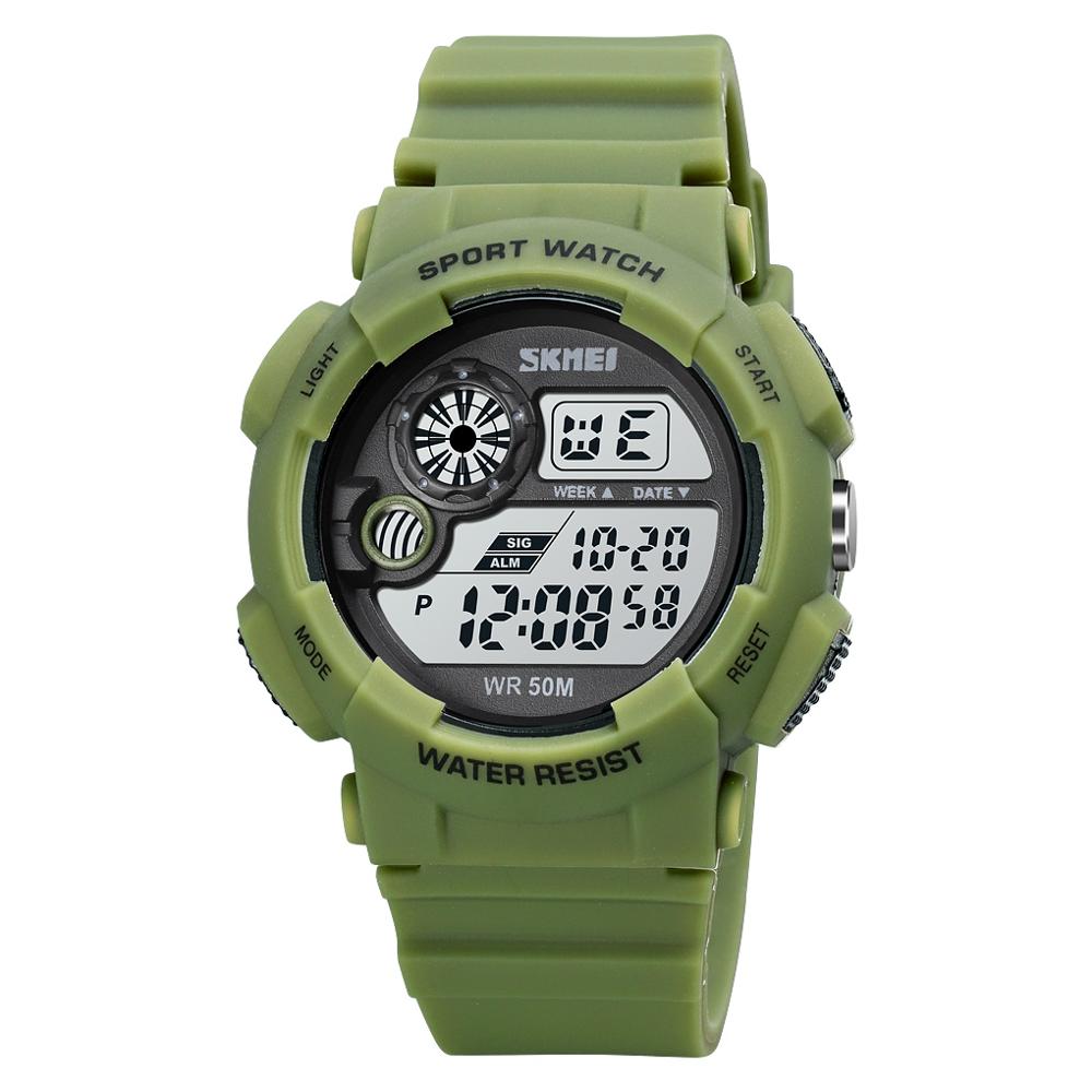Чоловічий годинник Skmei 1718AG Army Green