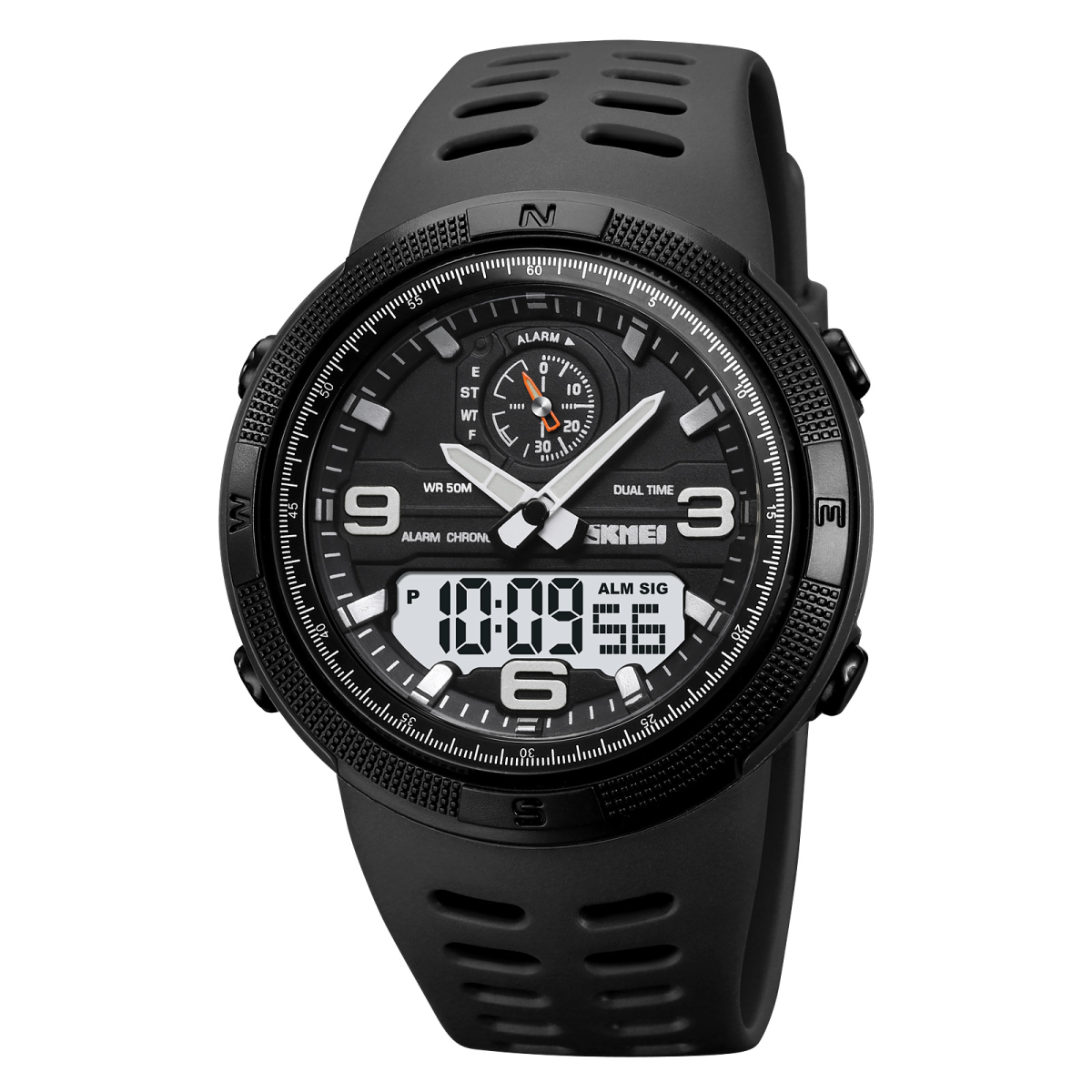 Чоловічий годинник Skmei 1655BKWT Black-White