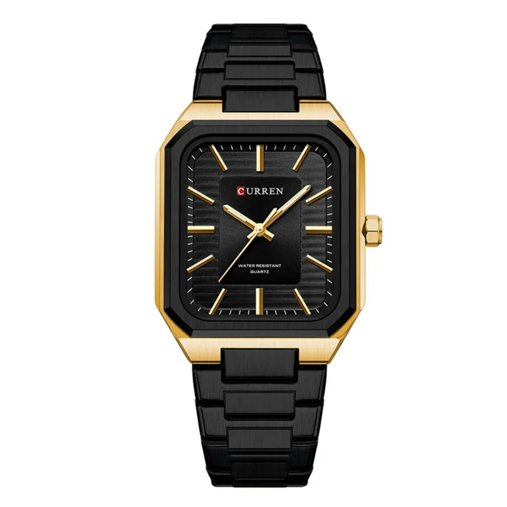 Чоловічий годинник Curren 8457 Gold-Black