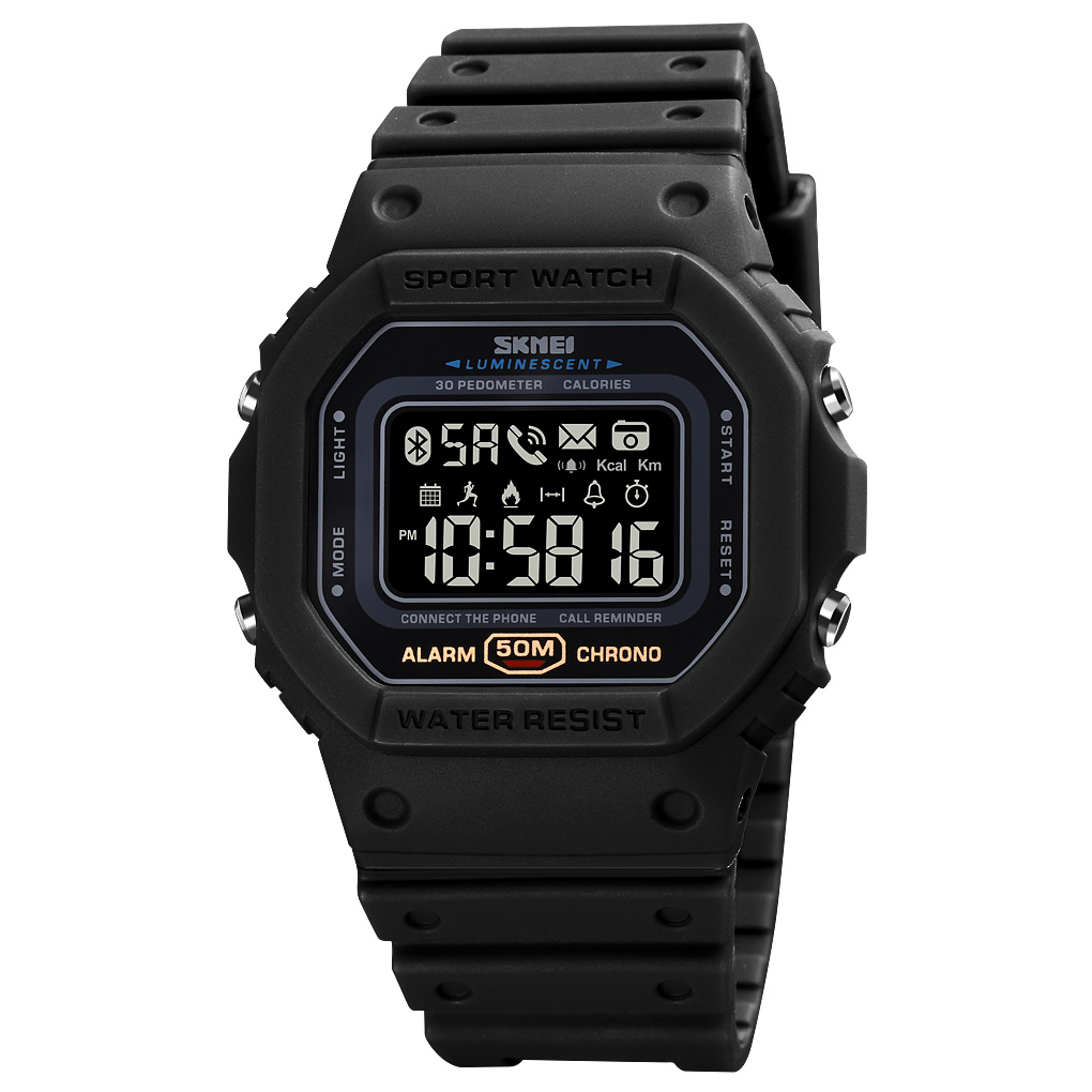 Наручний годинник Skmei 1743BK Smart All Black