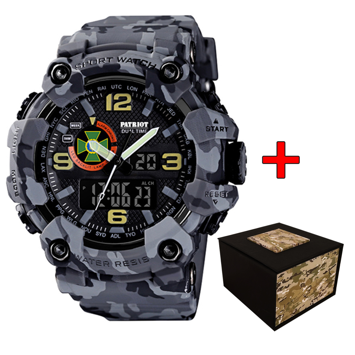 Patriot 002CMGYDPS ДПС Сірий камуфляж + Коробка
