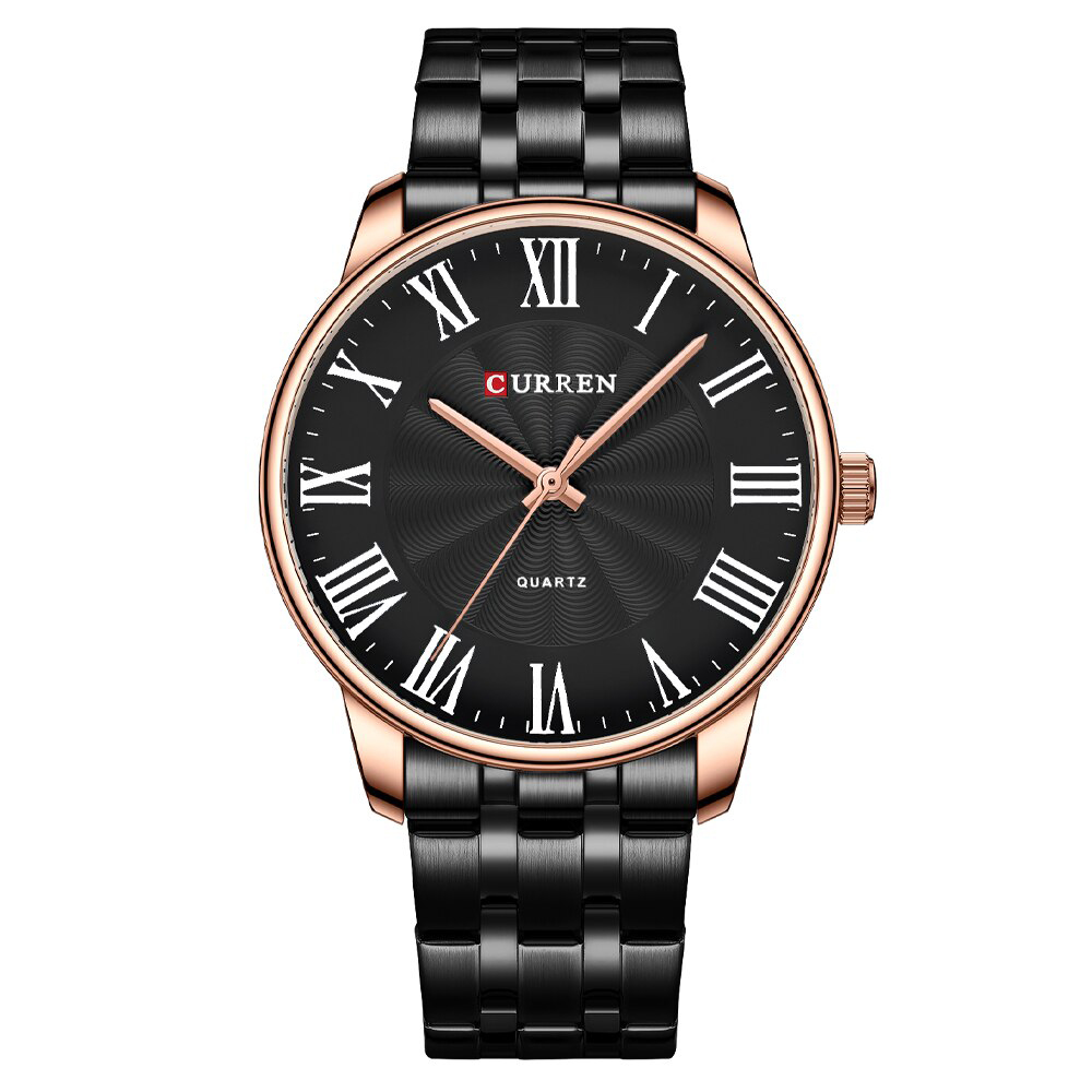 Чоловічий годинник Curren 8422 Black-Gold
