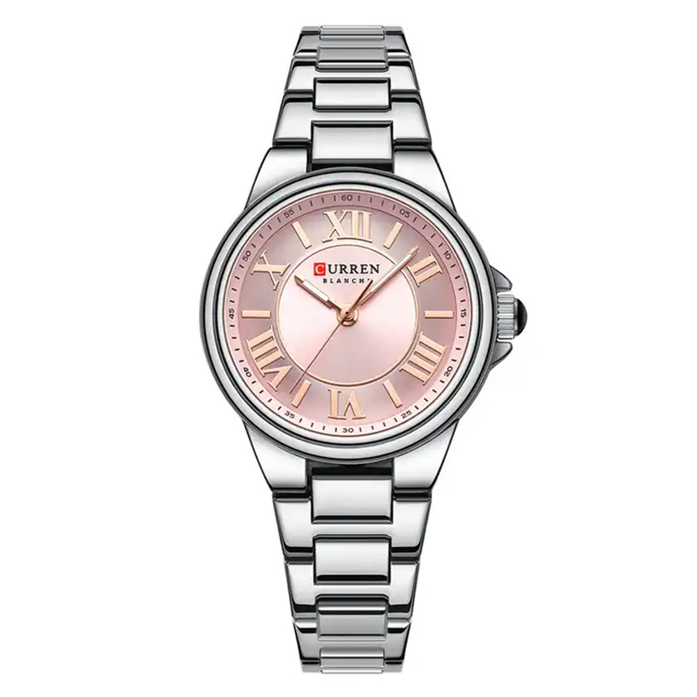 Жіночі годинники Curren 9091 Silver-Pink
