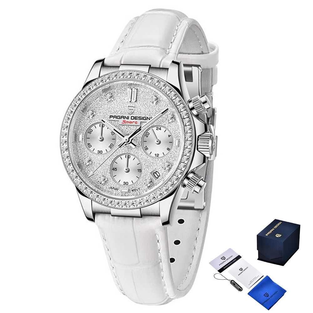 Жіночий годинник Pagani Design PD-1730 Silver-White
