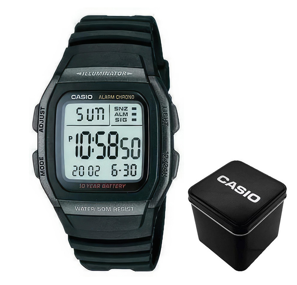 Чоловічий годинник Casio W-96H-1B