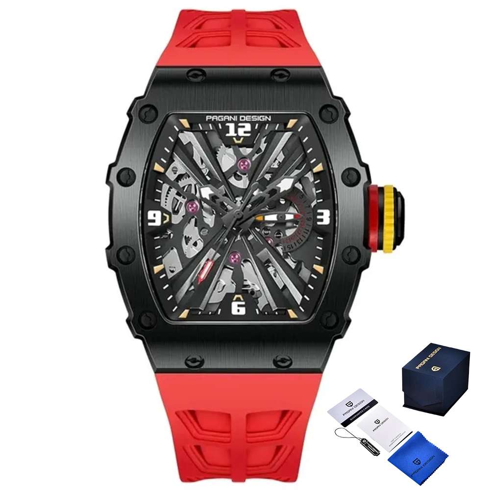 Чоловічий годинник Pagani Design PD-1738 Black-Red