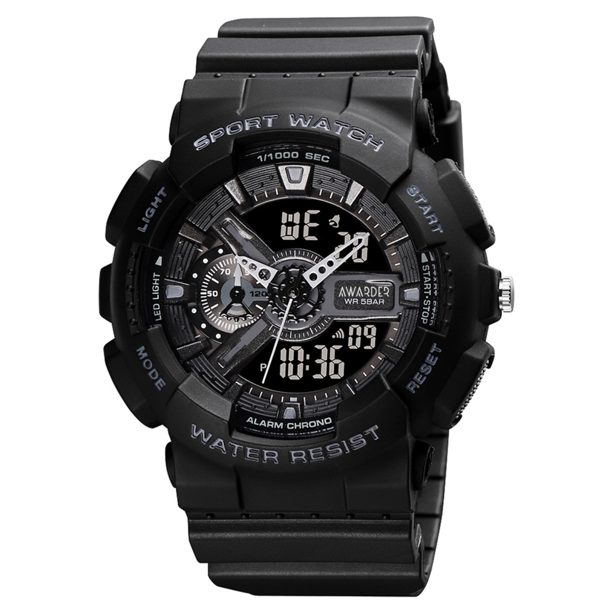 Чоловічий годинник Awarder 005 Black