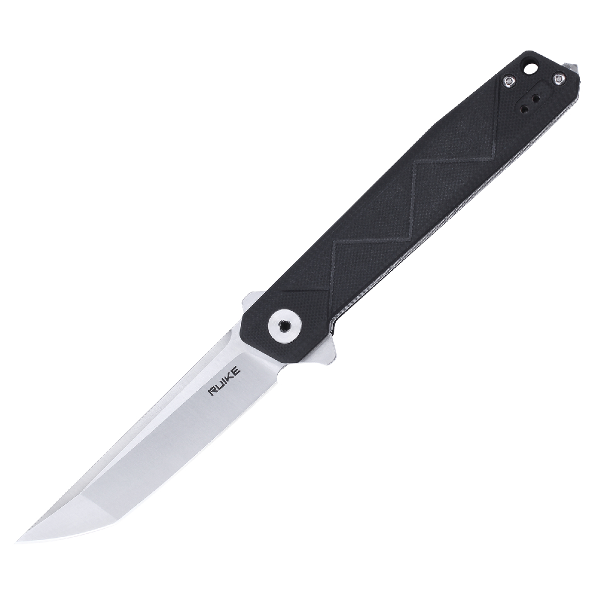 Ніж складаний туристичний Ruike P127-B, (9.1 см) 14C28N / G10 + steel 420 чорний