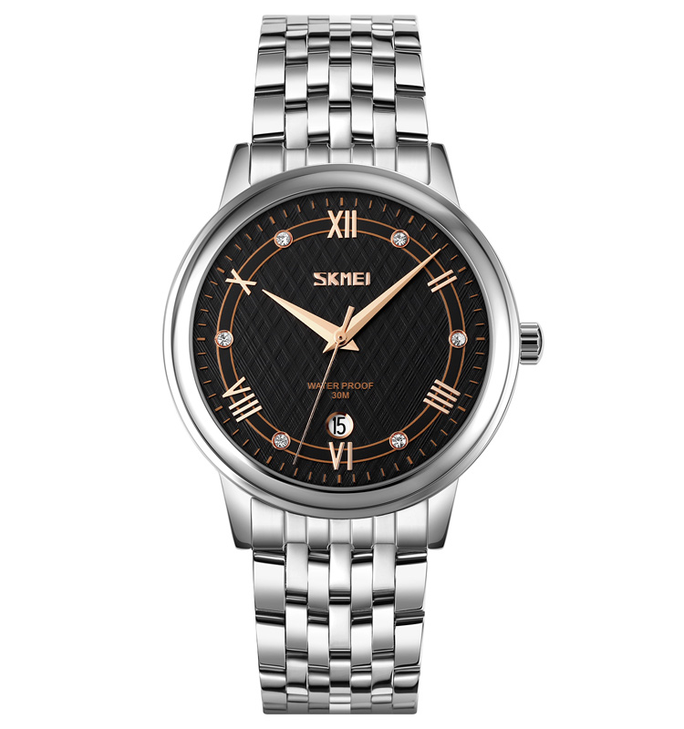 Чоловічий годинник Skmei 9272SIBK-B Silver-Black Men