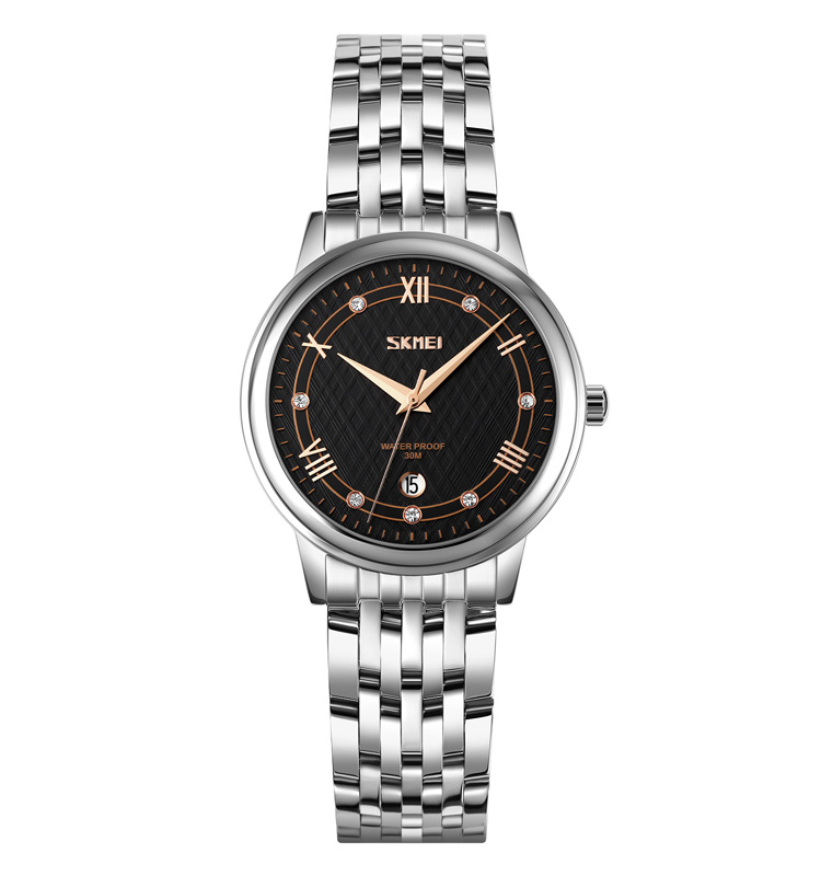 Жіночий годинник Skmei 9272SIBK-S Silver-Black Lady
