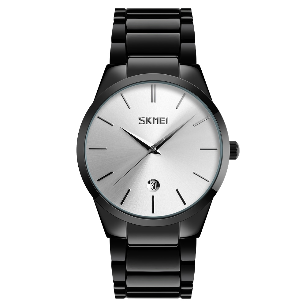 Чоловічий годинник Skmei 9140BKSI Black-Silver