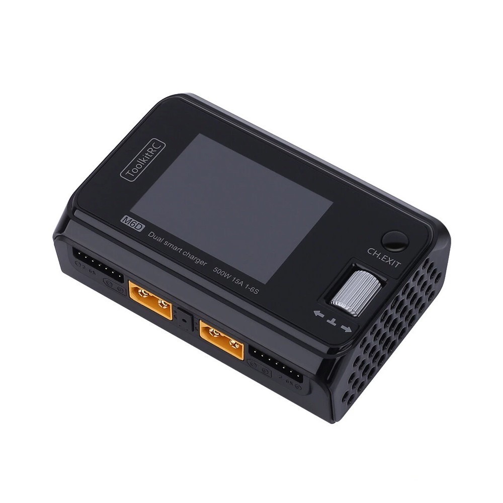 Зарядний пристрій ToolkitRC M6D 500W 15А для акумуляторів 1-6S - Зображення 3
