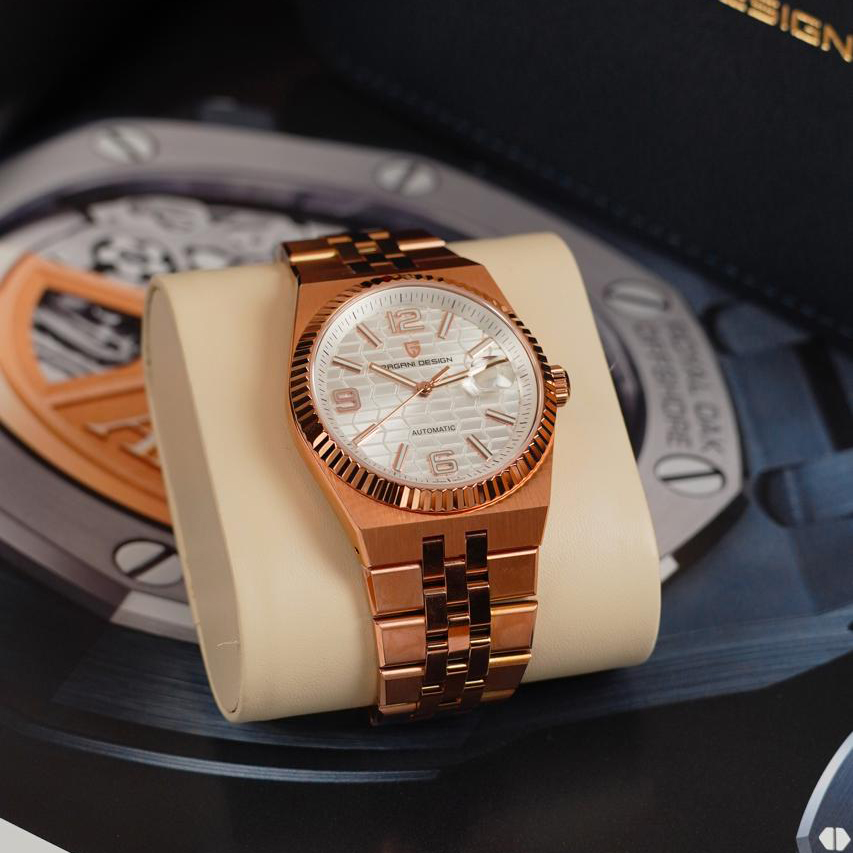 Чоловічий годинник Pagani Design PD-YS027 Gold-White - Зображення 3