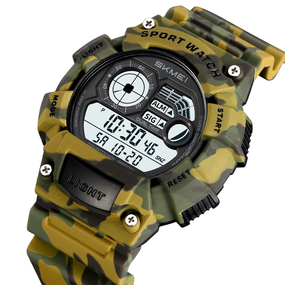 Skmei 2403CMGN Camo Green STOPPED - Зображення 3