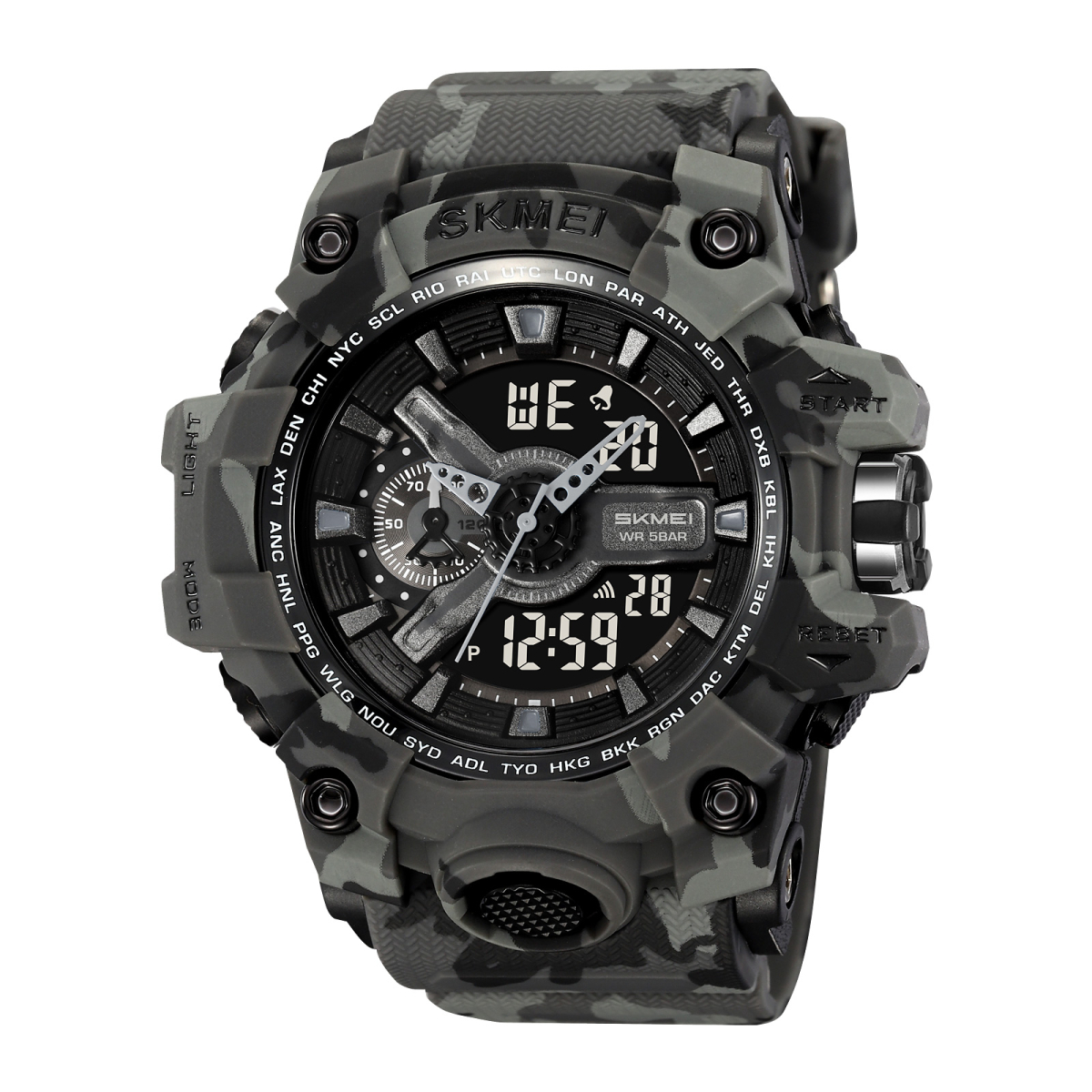 Skmei 2396CMGY Camo Grey