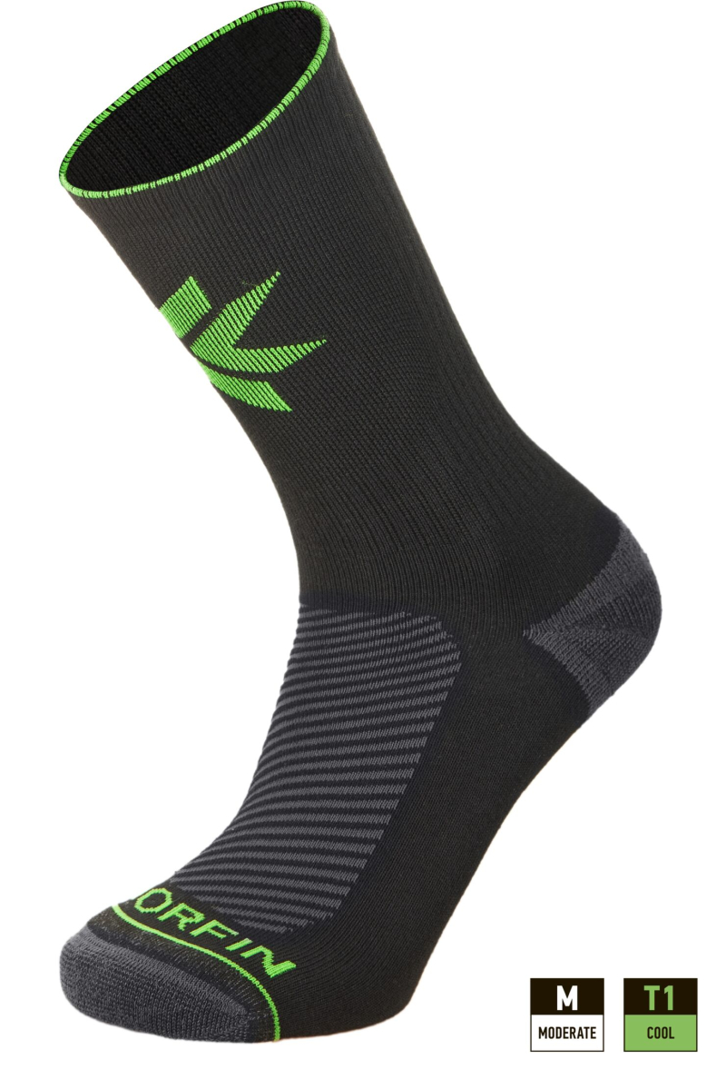 Шкарпетки Norfin T1M ELEMENT HIKING COOLMAX CREW (60% Ny,20% coolmax,17% PL, 3% еласт.) р.L(42-44)