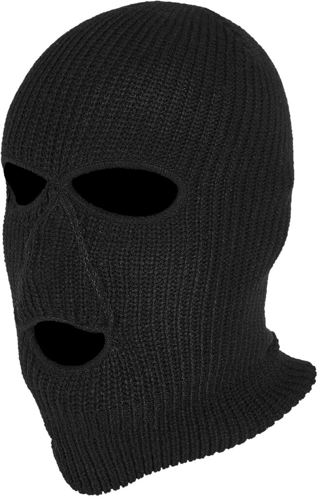 Шапка-маска в'язана Norfin KNITTED BL (чорна / 100% поліест) р.XL