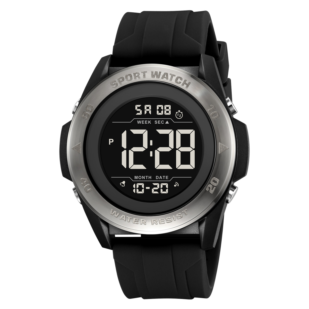 Skmei 2485BKSI Black-Silver