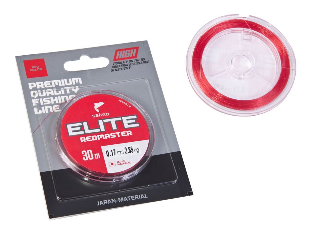 Жилка моно зимова Salmo ELITE REDMASTER 0,17 / 30м (інд.уп/ *10)