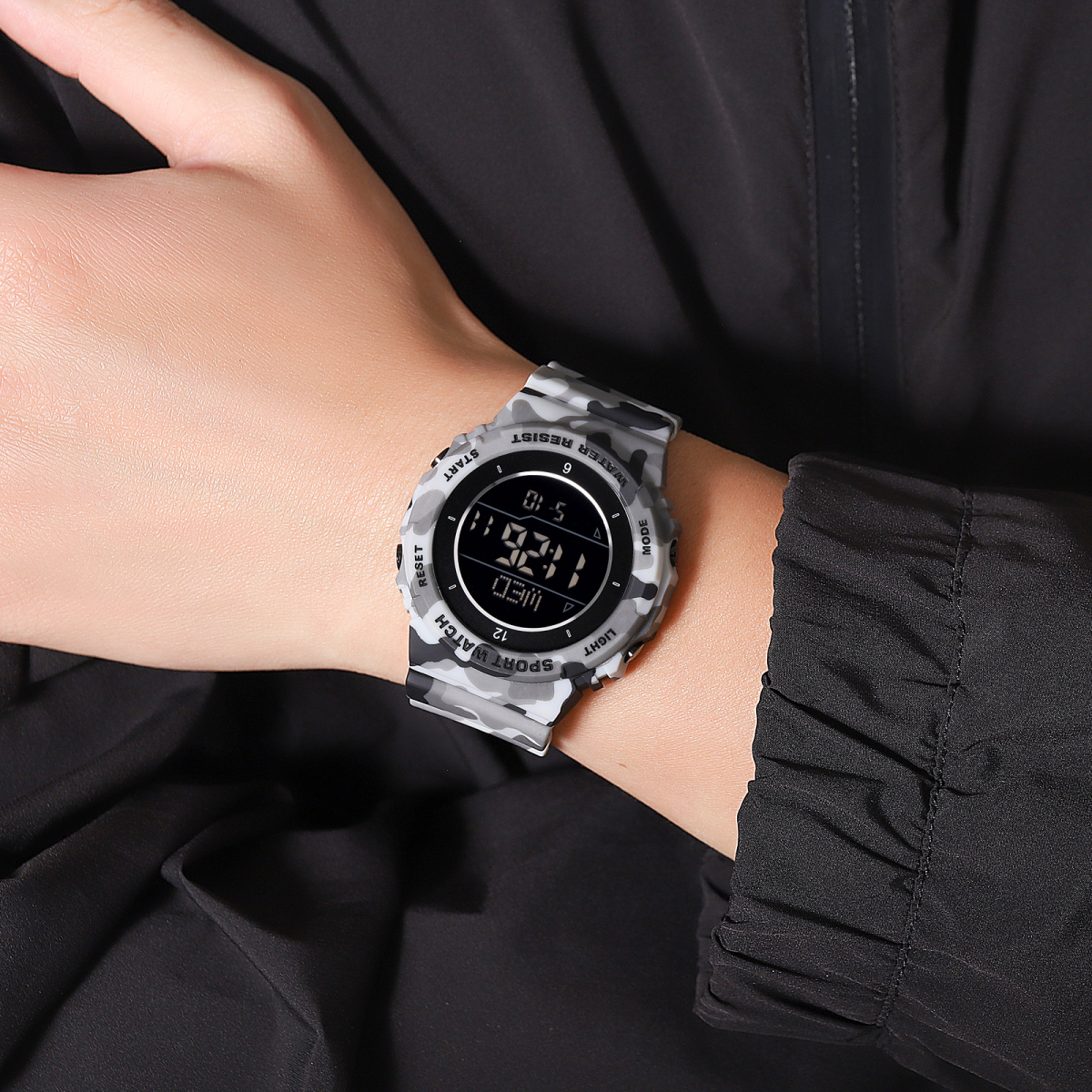 Skmei 2400CMGY Camo Grey STOPPED - Зображення 5