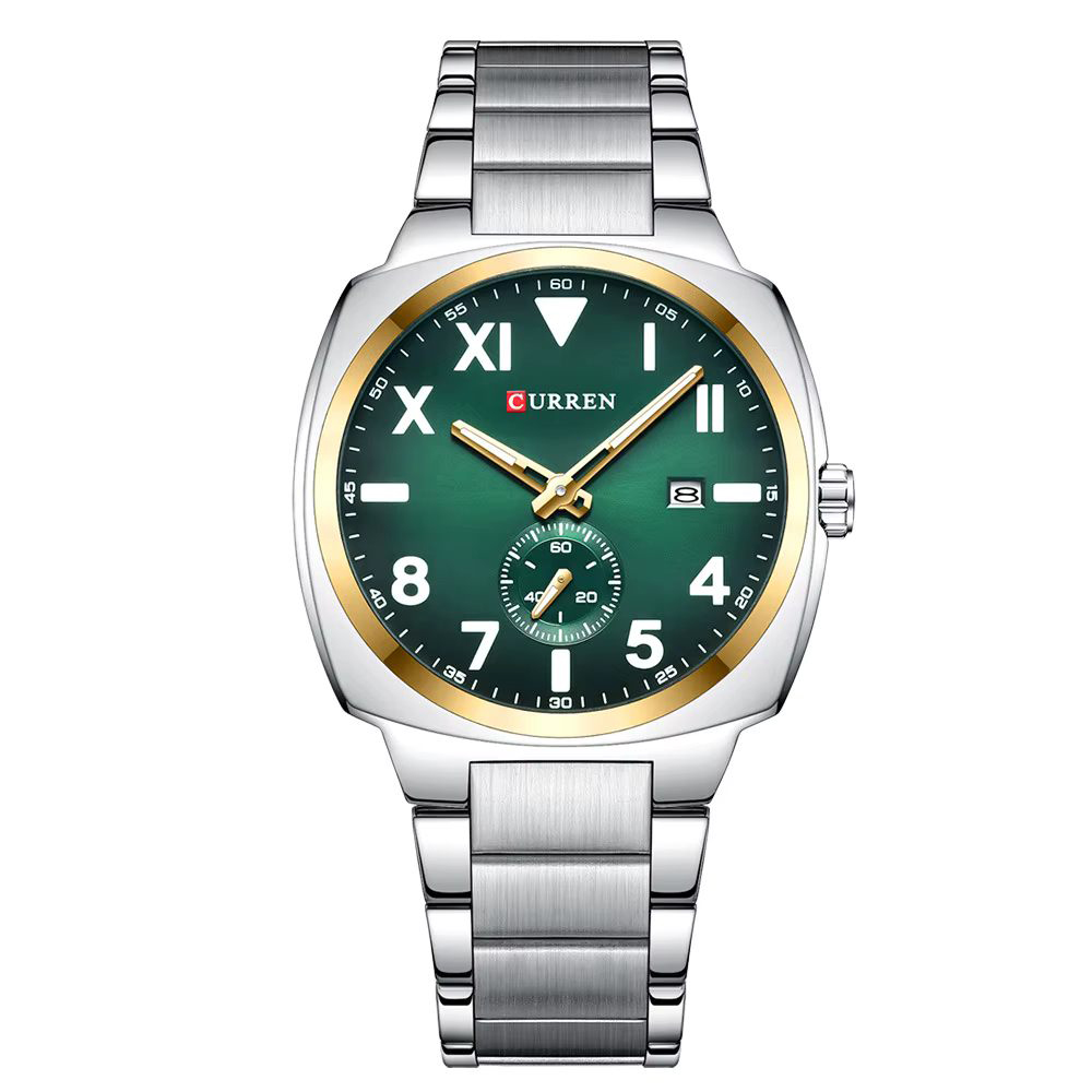 Сurren 8472 Silver-Gold-Green - Зображення 2