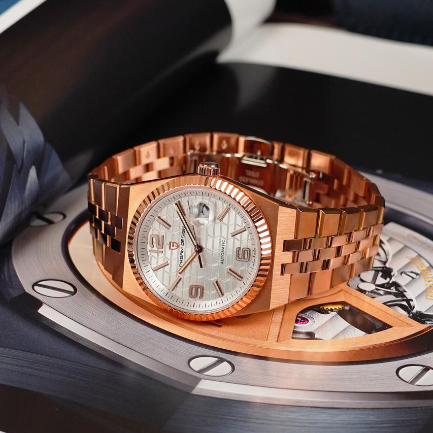 Чоловічий годинник Pagani Design PD-YS027 Gold-White - Зображення 6