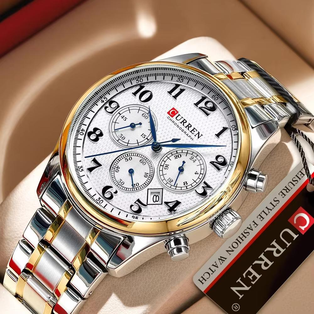Curren 8466 Silver-Gold-White - Зображення 4