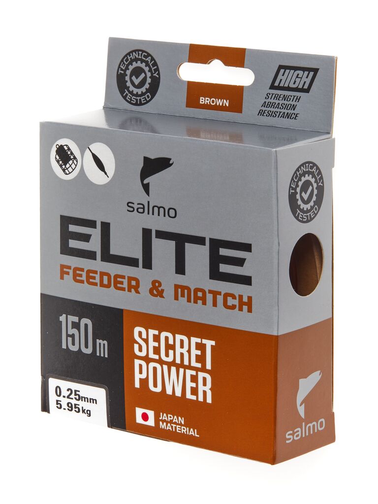 Жилка моно. Salmo Elite FEEDER & MATCH 150/025 (інд.уп/ *5)