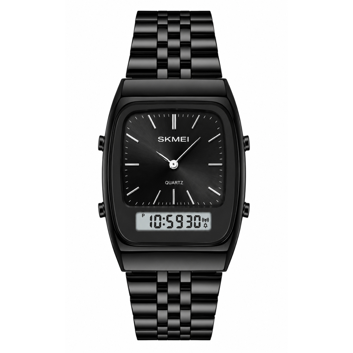 Наручний годинник Skmei 2585BK Black у чорному кольорі з надійним механізмом та сучасним дизайном - Зображення 2