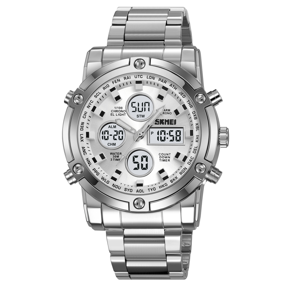 Skmei 2556SI Silver SALE 2025 - Зображення 2