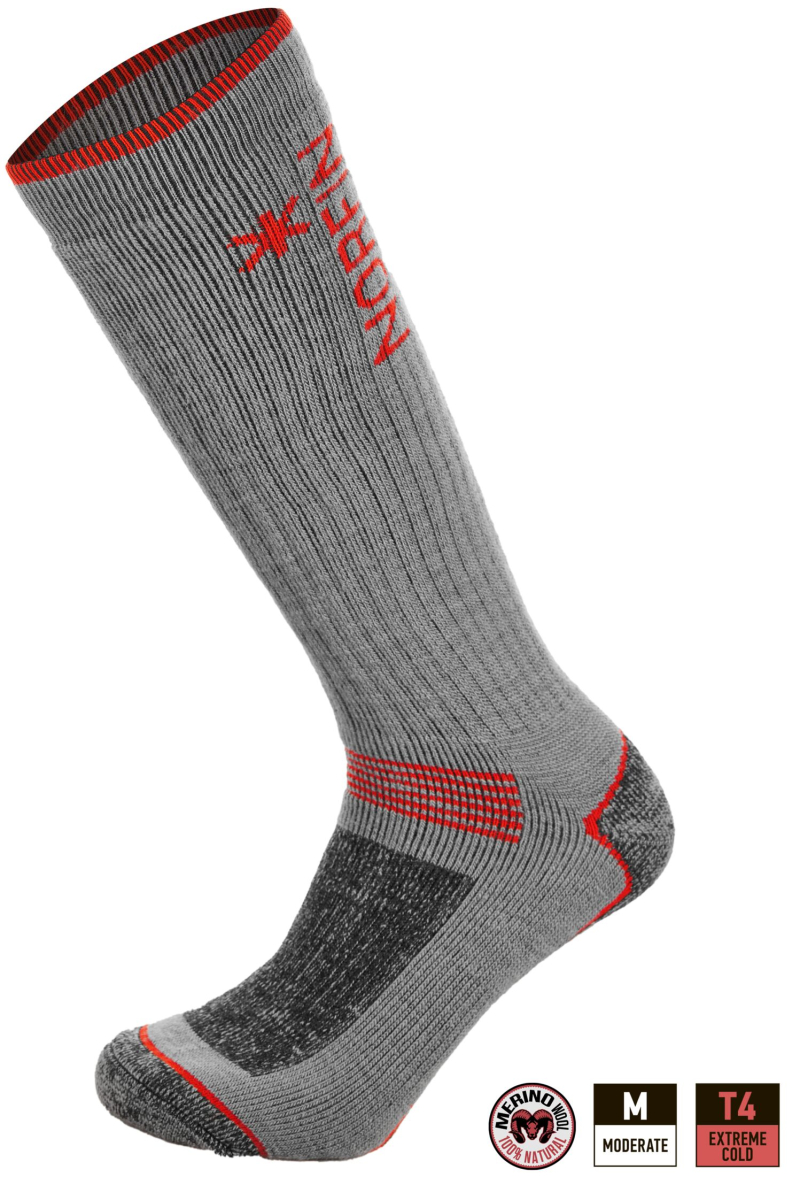 Шкарпетки Norfin T4M ARCTIC MERINO HEAVY LONG (56% вовна, 24% акрил,16% Ny, 4% эласт) р.XL(45-47)