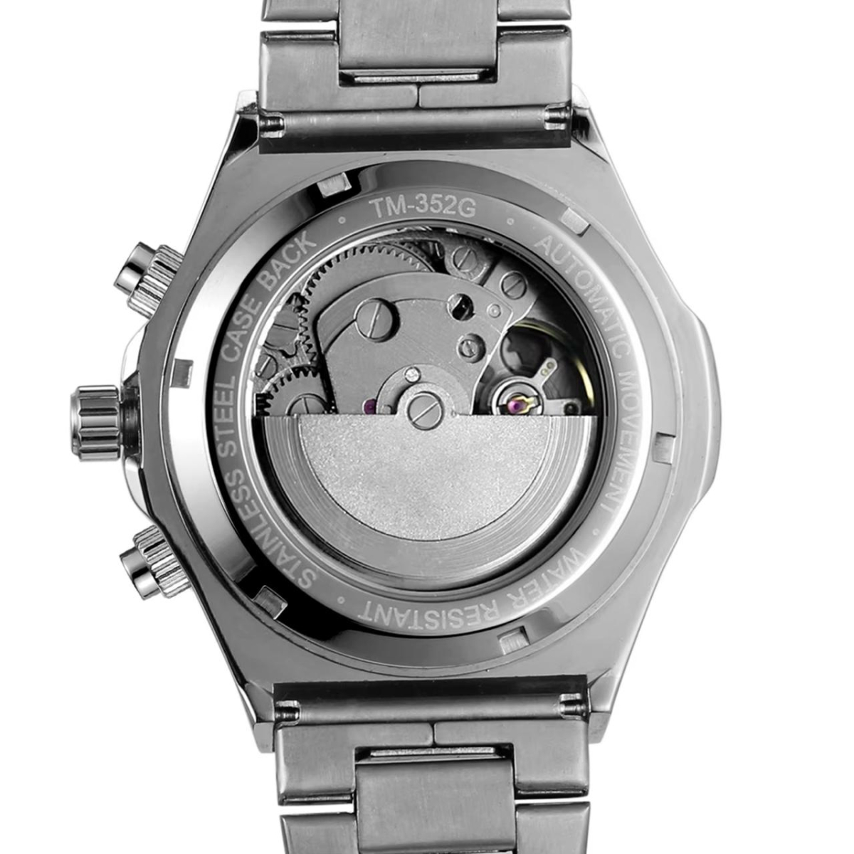 Forsining 6914 Silver-Black Steel - Зображення 5