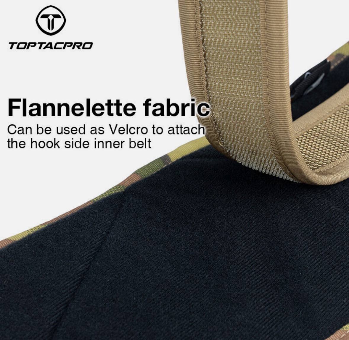 РПС Розвантажувальний пояс TOPTACPRO (TP8401)Tactical Belt Load Bearing MOLLE Duty Quick Release Airsoft - Зображення 9