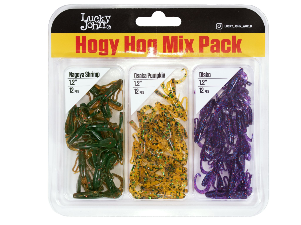 Твістери їстів. LJ Pro Series HOGY HOG 1.2in (03.05) Mix Pack/MIX1 36шт.