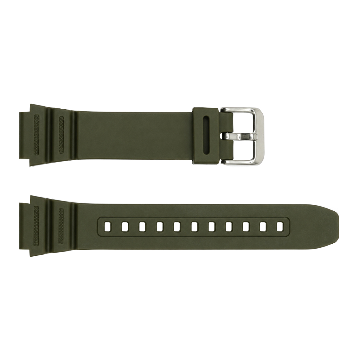 Ремінець для годинника Skmei 1299 Army Green полімерний темно-зелений мілітарі