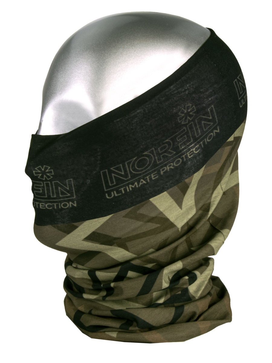 Бафф - захист обличчя/шиї/голови "NORFIN BANDANA" HB (PL,хакі / чорний) / AM-6516
