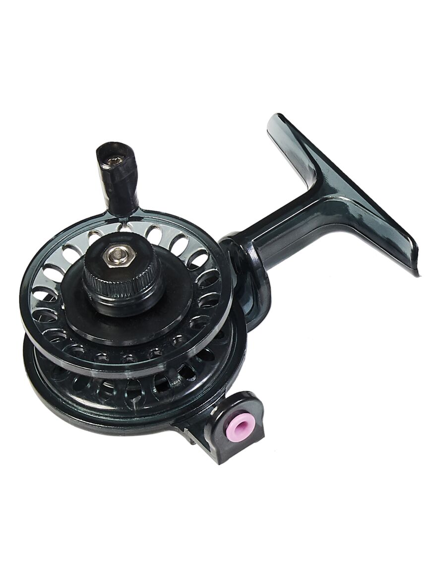 Котушка проводоч. з фрікціоном Lucky John ICE WHEEL (64.3g / 1п / ø55mm)