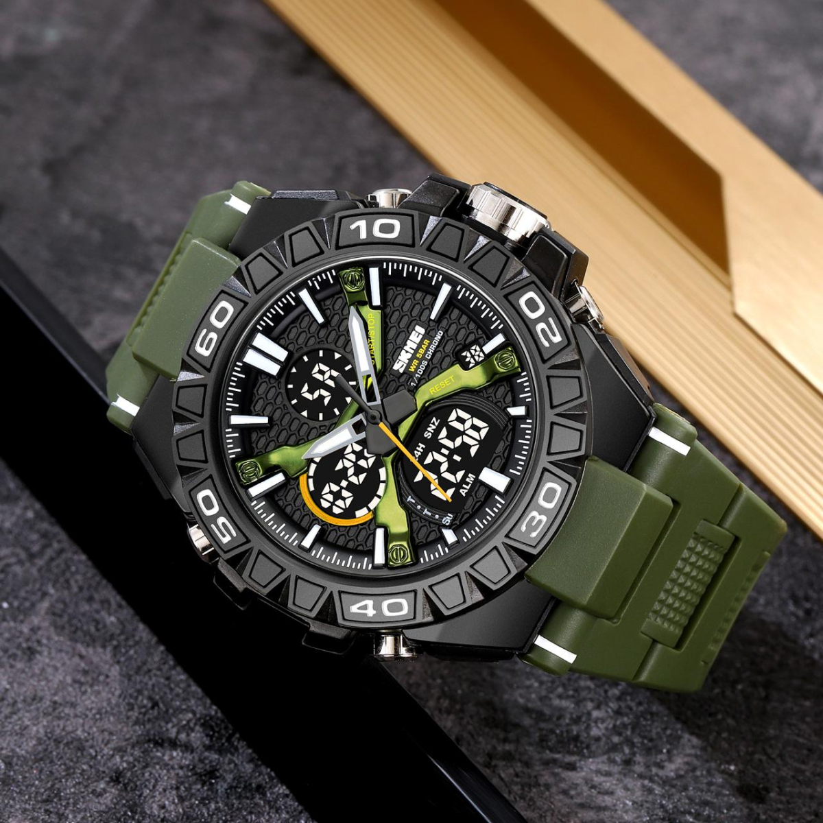 Skmei 2220AG Army Green Arch - Зображення 5
