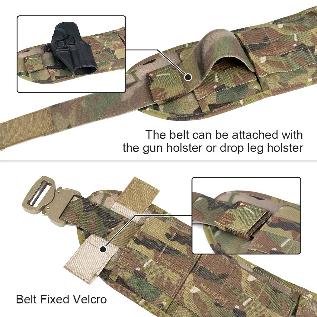 РПС Розвантажувальний пояс TOPTACPRO (TP8401)Tactical Belt Load Bearing MOLLE Duty Quick Release Airsoft - Зображення 3