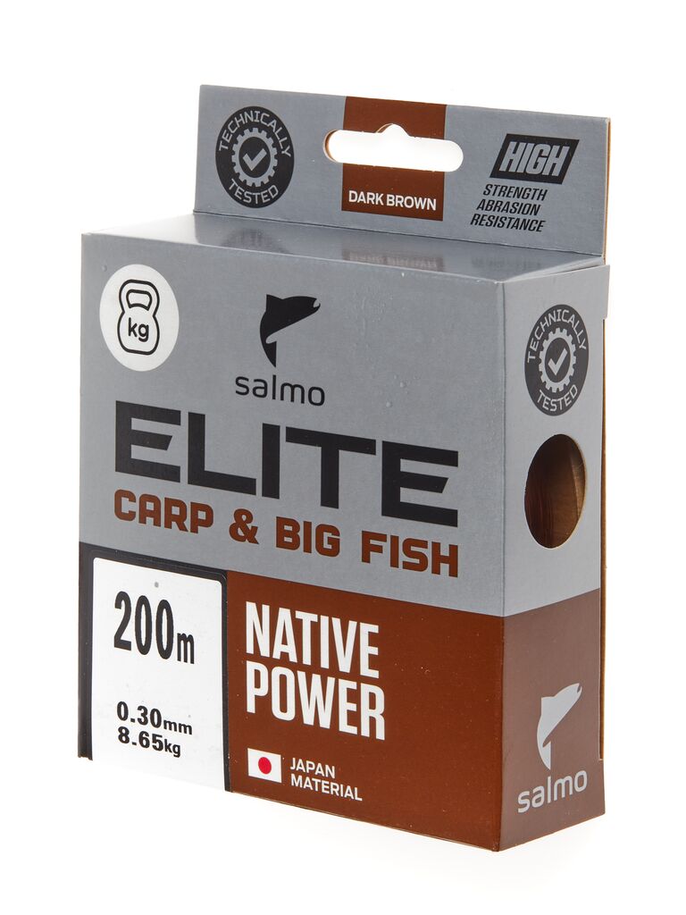 Жилка моно. Salmo Elite CARP & BIG FISH 200/030 (інд.уп/ *5)