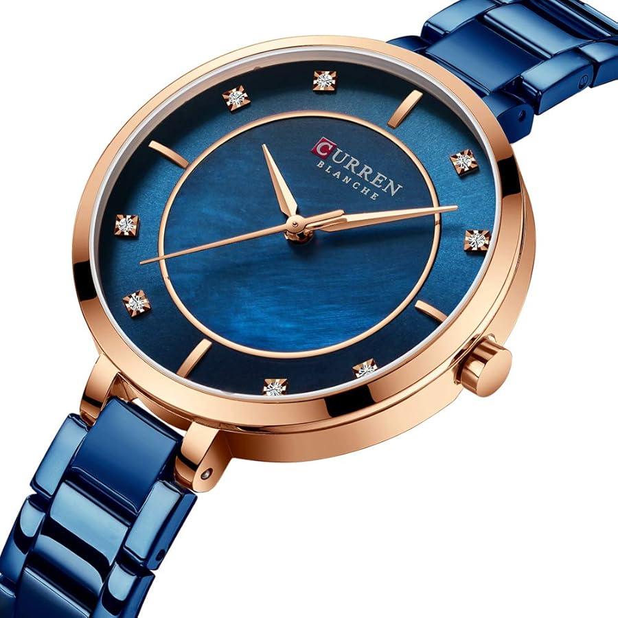 Сurren 9051 Rose Gold-Blue STOPPED - Зображення 5