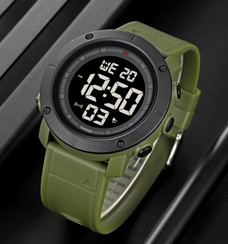 Skmei 2122AGBK Army Green-Black STOPPED - Зображення 3
