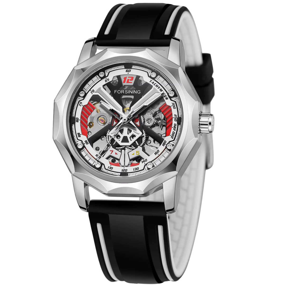 Forsining 8284 Silver-Black - Зображення 2
