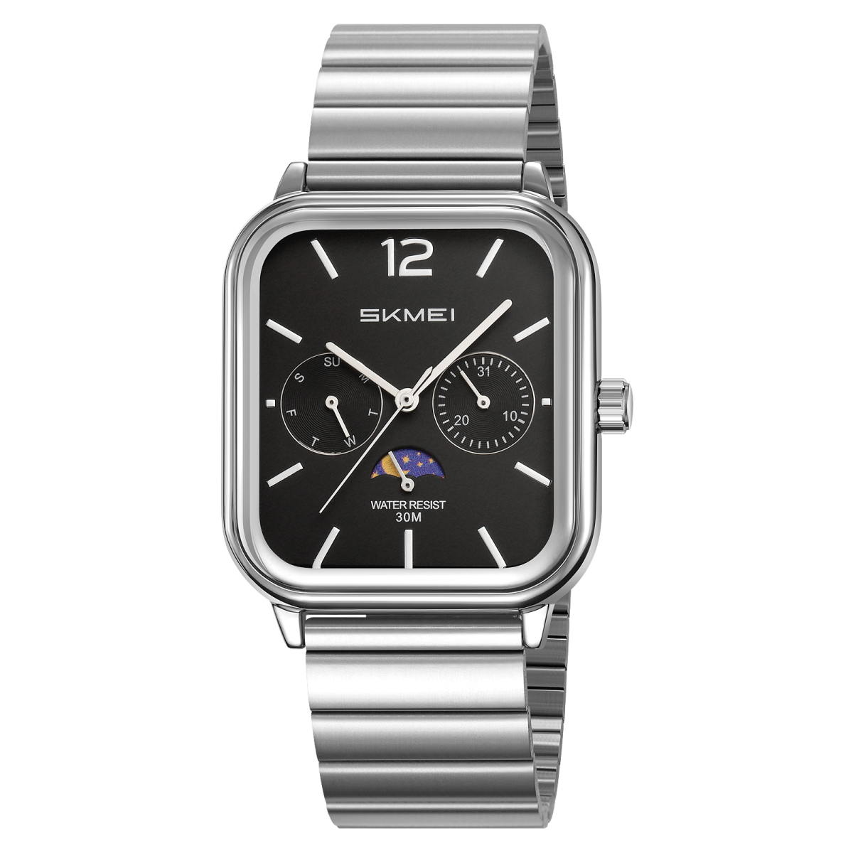 Skmei 2509SIBK Silver-Black
